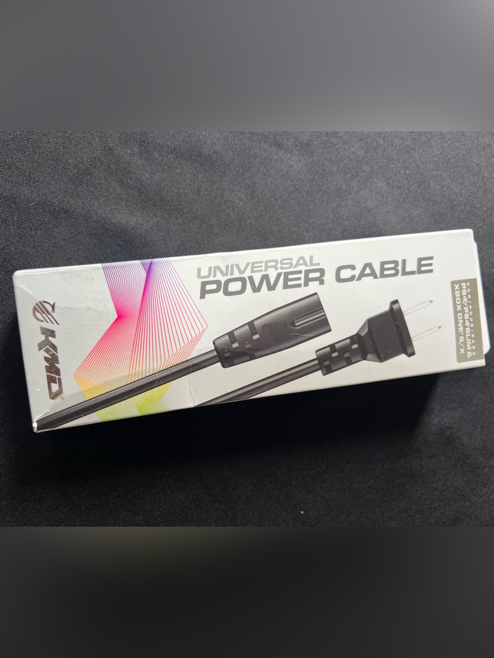 KMD Universal Power Cable - Black New